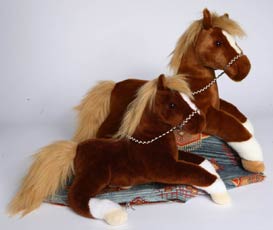 cuddly toy horse